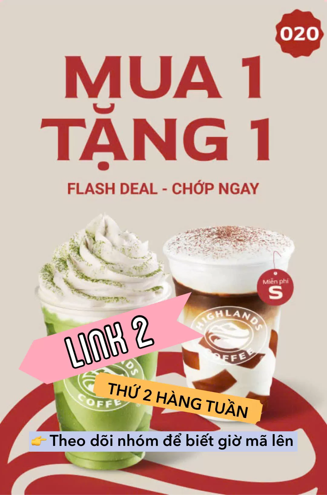 Mã Giảm Giá Mua 1 tặng 1 (Freeze/Trà tặng Phindi)