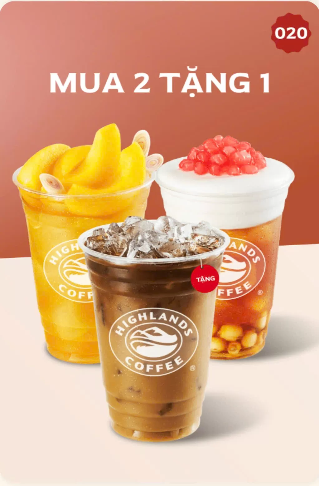 Mã Giảm Giá Highlands Mua 2 tặng 1